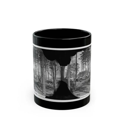 Brandy Station, Va. Winter Quarters Of Telegraphers And Photographers, Army Of The Potomac Headquarters (U.S. Civil War) Black Coffee Mug 11oz - Go Mug Yourself