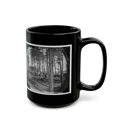 Brandy Station, Va. Winter Quarters Of Telegraphers And Photographers, Army Of The Potomac Headquarters (U.S. Civil War) Black Coffee Mug - Go Mug Yourself