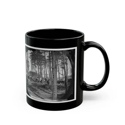 Brandy Station, Va. Winter Quarters Of Telegraphers And Photographers, Army Of The Potomac Headquarters (U.S. Civil War) Black Coffee Mug - Go Mug Yourself