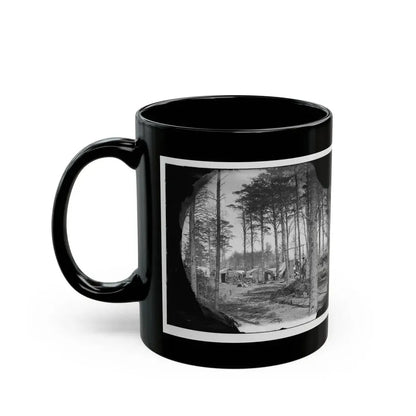 Brandy Station, Va. Winter Quarters Of Telegraphers And Photographers, Army Of The Potomac Headquarters (U.S. Civil War) Black Coffee Mug - Go Mug Yourself