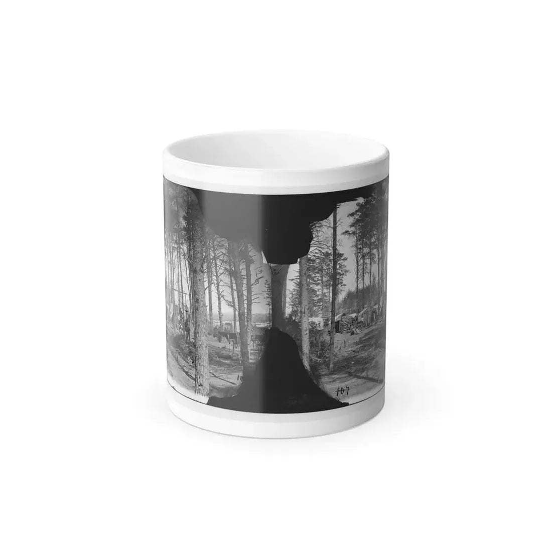 Brandy Station, Va. Winter Quarters of Telegraphers and Photographers, Army of the Potomac Headquarters (U.S. Civil War) Color Changing Coffee Mug 11oz Default Title 11oz - Go Mug Yourself