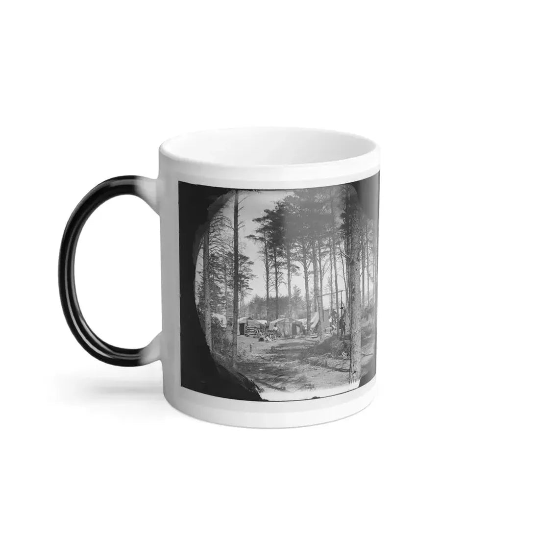 Brandy Station, Va. Winter Quarters of Telegraphers and Photographers, Army of the Potomac Headquarters (U.S. Civil War) Color Changing Coffee Mug 11oz - Go Mug Yourself