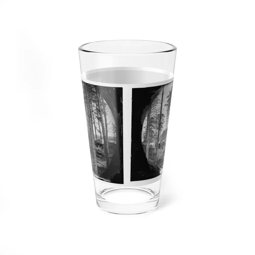 Brandy Station, Va. Winter Quarters Of Telegraphers And Photographers, Army Of The Potomac Headquarters (U.S. Civil War) Pint Glass 16oz - Go Mug Yourself