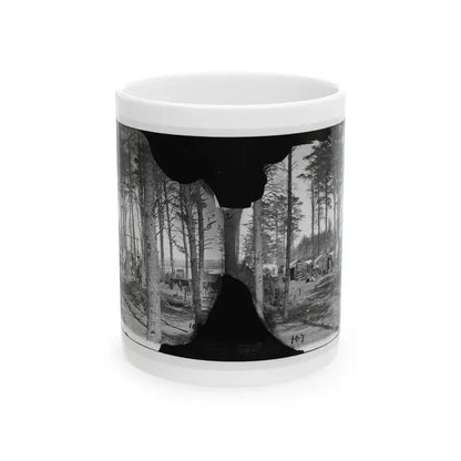 Brandy Station, Va. Winter Quarters Of Telegraphers And Photographers, Army Of The Potomac Headquarters (U.S. Civil War) White Coffee Mug 11oz - Go Mug Yourself