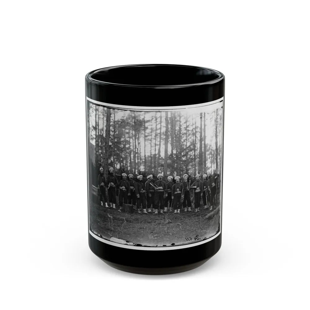 Brandy Station, Va. Band Of The 114th Pennsylvania Infantry (Zouaves) (U.S. Civil War) Black Coffee Mug-15oz-Go Mug Yourself