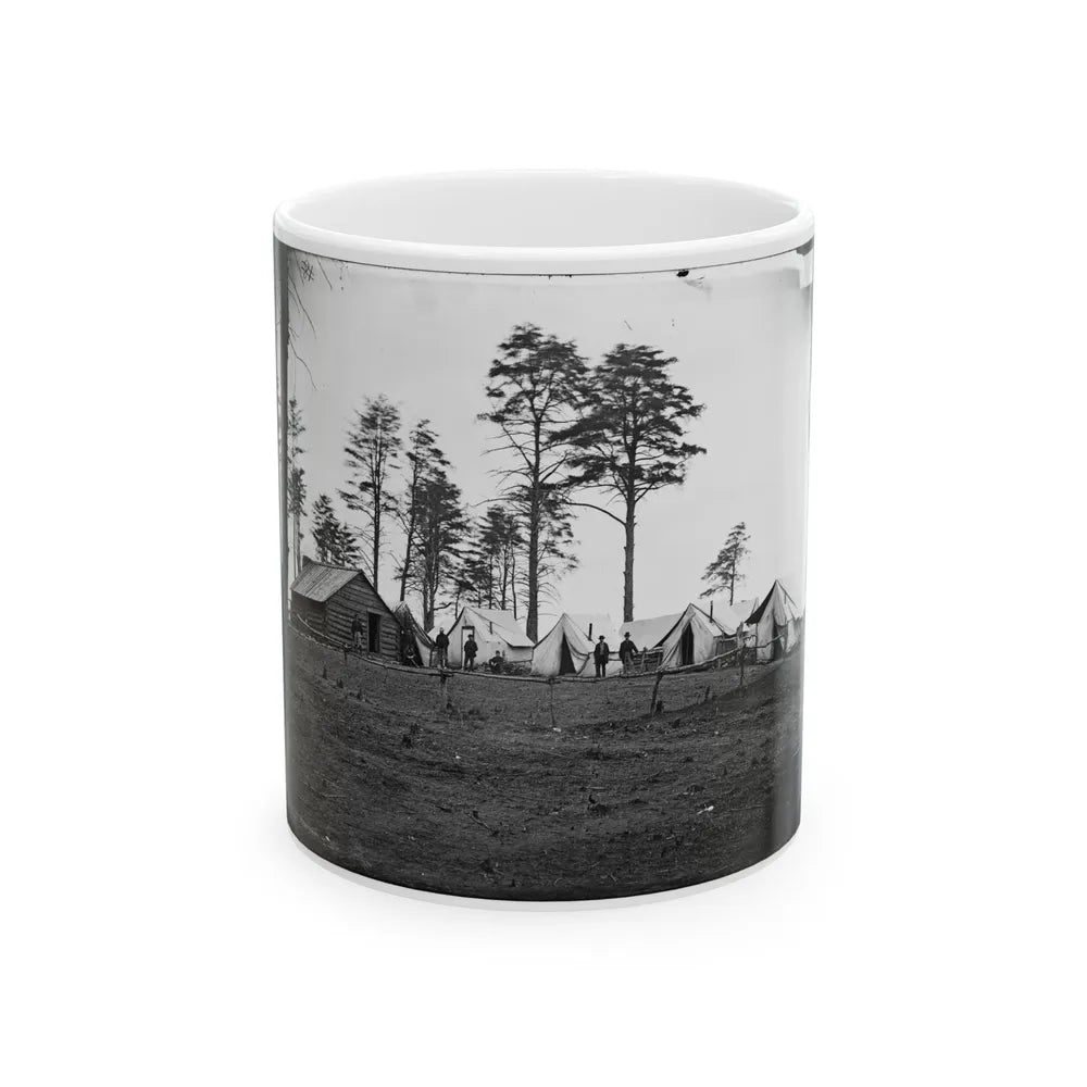 Brandy Station, Va. Chief Engineer's Camp; Another View (U.S. Civil War) White Coffee Mug-11oz-Go Mug Yourself