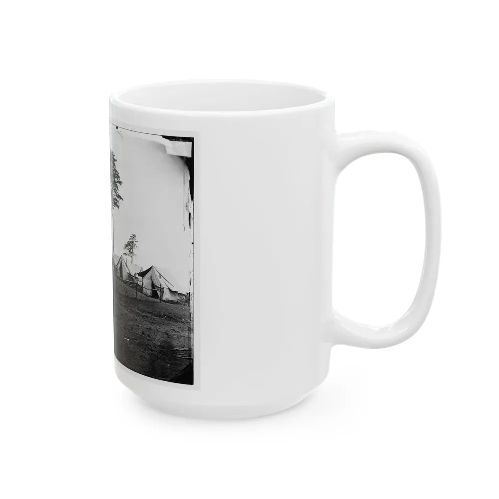 Brandy Station, Va. Chief Engineer's Camp; Another View (U.S. Civil War) White Coffee Mug-Go Mug Yourself