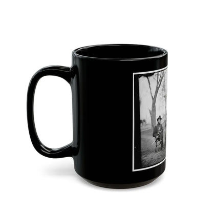 Brandy Station, Va. Four Provost Marshals Of The 3d Army Corps (U.S. Civil War) Black Coffee Mug-Go Mug Yourself