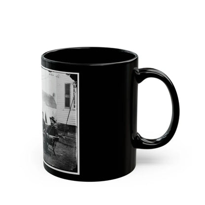 Brandy Station, Va. Four Provost Marshals Of The 3d Army Corps (U.S. Civil War) Black Coffee Mug-Go Mug Yourself