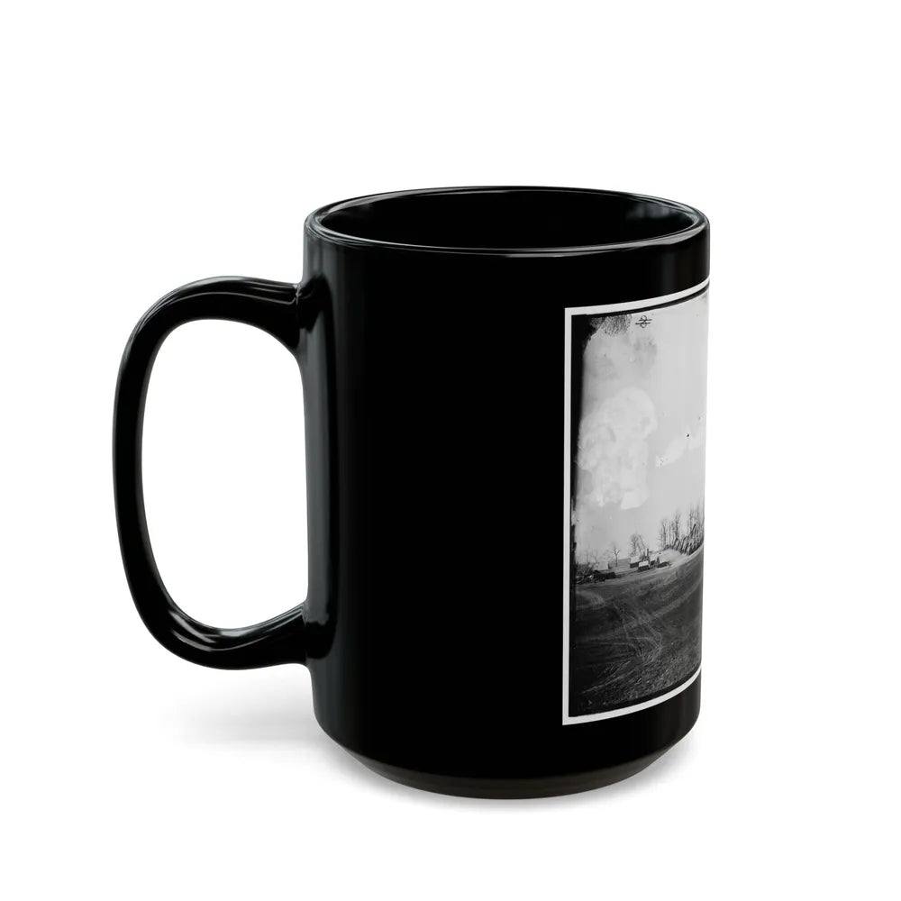 Brandy Station, Va. General View Of 6th New York Artillery Encampment (U.S. Civil War) Black Coffee Mug-Go Mug Yourself