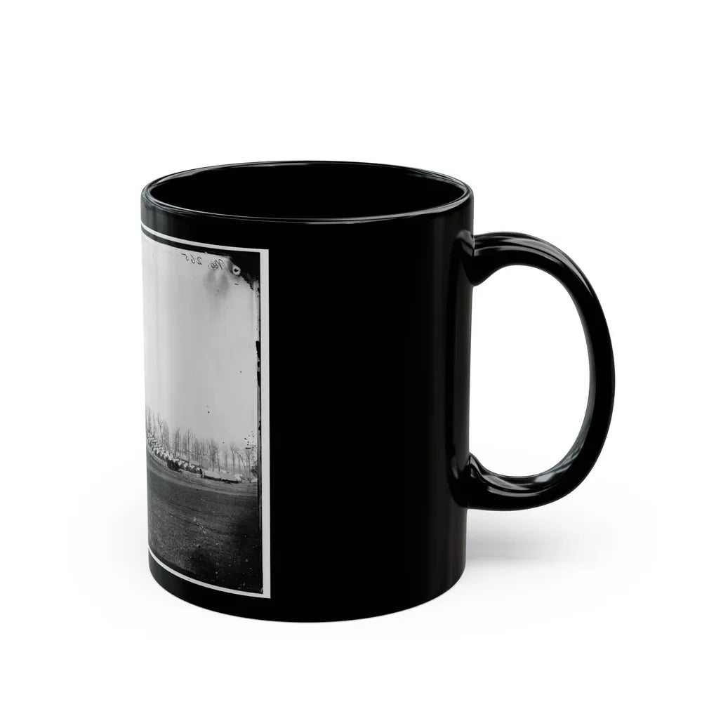 Brandy Station, Va. General View Of 6th New York Artillery Encampment (U.S. Civil War) Black Coffee Mug-Go Mug Yourself