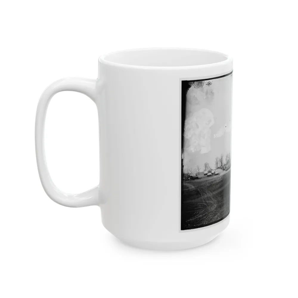 Brandy Station, Va. General View Of 6th New York Artillery Encampment (U.S. Civil War) White Coffee Mug-Go Mug Yourself