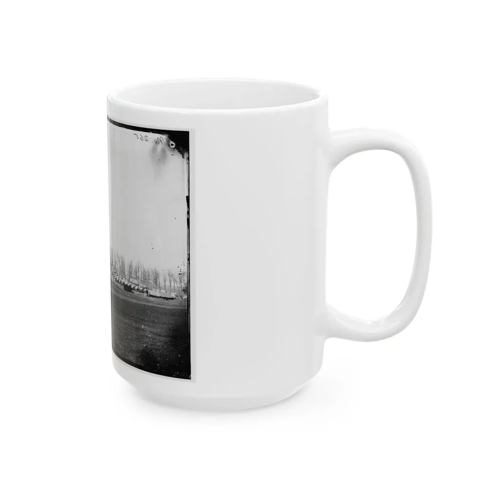 Brandy Station, Va. General View Of 6th New York Artillery Encampment (U.S. Civil War) White Coffee Mug-Go Mug Yourself