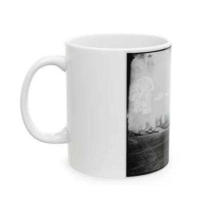 Brandy Station, Va. General View Of 6th New York Artillery Encampment (U.S. Civil War) White Coffee Mug-Go Mug Yourself