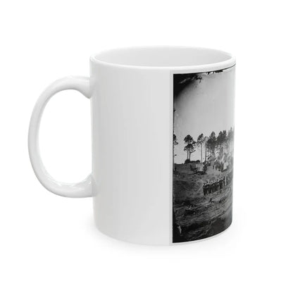 Brandy Station, Va. Guard Mount Of 114th Pennsylvania Infantry (1st Division, 3d Corps) (U.S. Civil War) White Coffee Mug-Go Mug Yourself