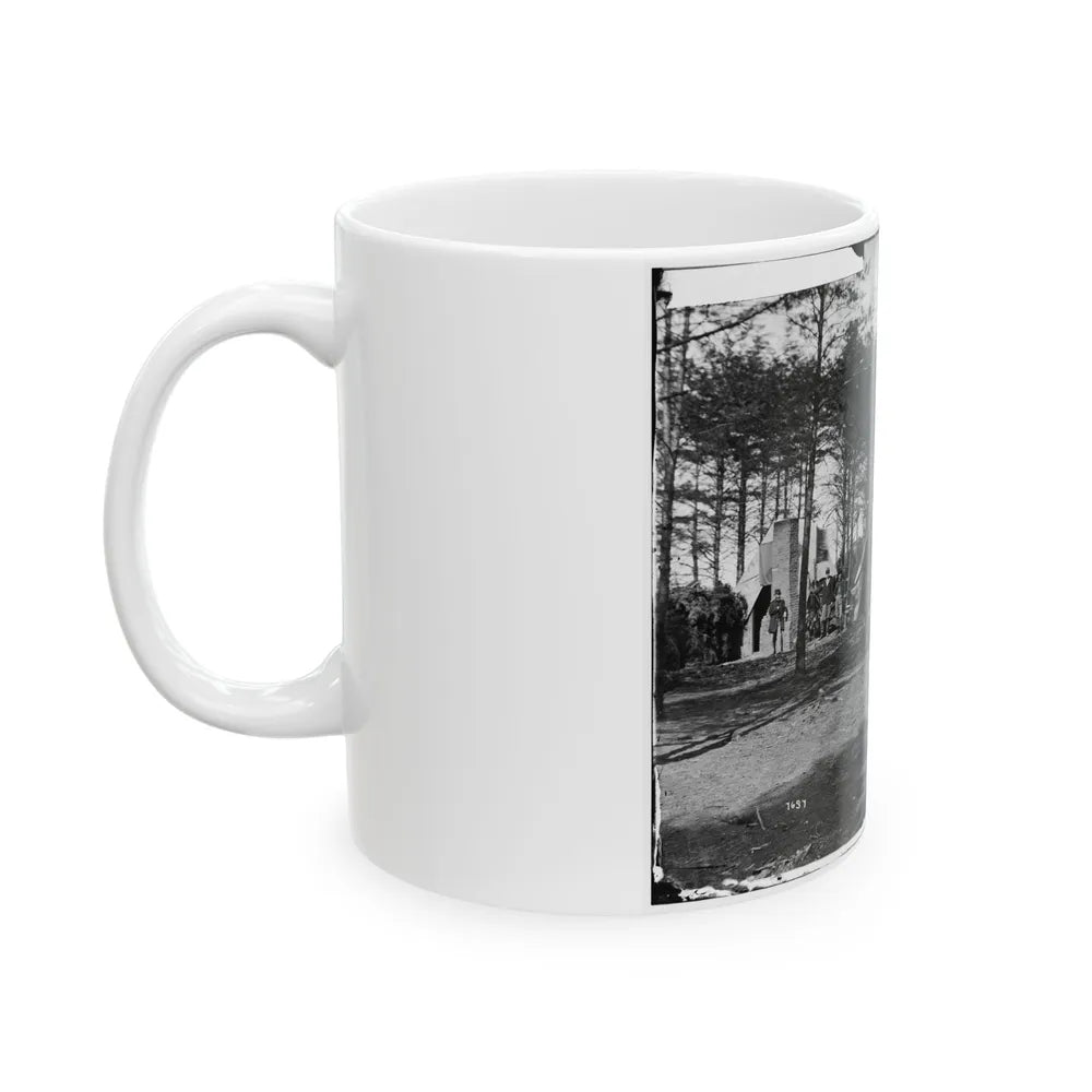 Brandy Station, Va. Headquarters Of 1st Brigade, Horse Artillery (U.S. Civil War) White Coffee Mug-Go Mug Yourself