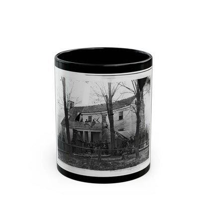 Brandy Station, Va. Headquarters Of Ordnance Officers And Quartermaster, 3d Division, Cavalry Corps (U.S. Civil War) Black Coffee Mug-11oz-Go Mug Yourself
