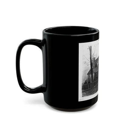 Brandy Station, Va. Headquarters Of Ordnance Officers And Quartermaster, 3d Division, Cavalry Corps (U.S. Civil War) Black Coffee Mug-Go Mug Yourself