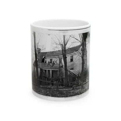 Brandy Station, Va. Headquarters Of Ordnance Officers And Quartermaster, 3d Division, Cavalry Corps (U.S. Civil War) White Coffee Mug-11oz-Go Mug Yourself