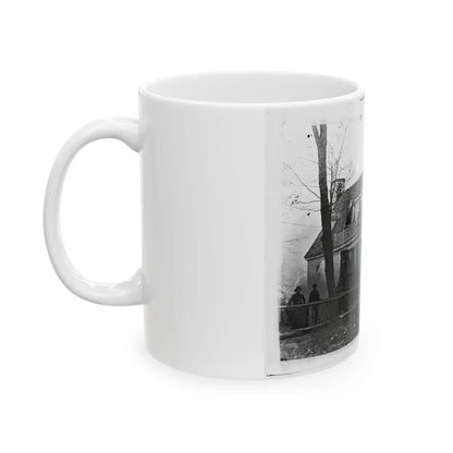 Brandy Station, Va. Headquarters Of Ordnance Officers And Quartermaster, 3d Division, Cavalry Corps (U.S. Civil War) White Coffee Mug-Go Mug Yourself