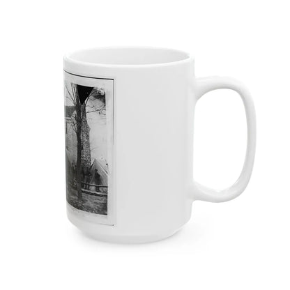 Brandy Station, Va. Headquarters Of Ordnance Officers And Quartermaster, 3d Division, Cavalry Corps (U.S. Civil War) White Coffee Mug-Go Mug Yourself