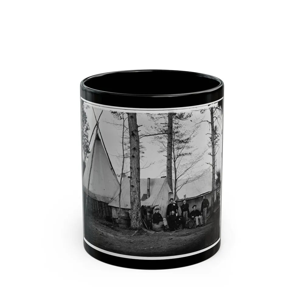 Brandy Station, Va. Provost Marshal Clerks At Army Of The Potomac Headquarters (U.S. Civil War) Black Coffee Mug-11oz-Go Mug Yourself