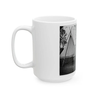 Brandy Station, Va. Provost Marshal Clerks At Army Of The Potomac Headquarters (U.S. Civil War) White Coffee Mug-Go Mug Yourself