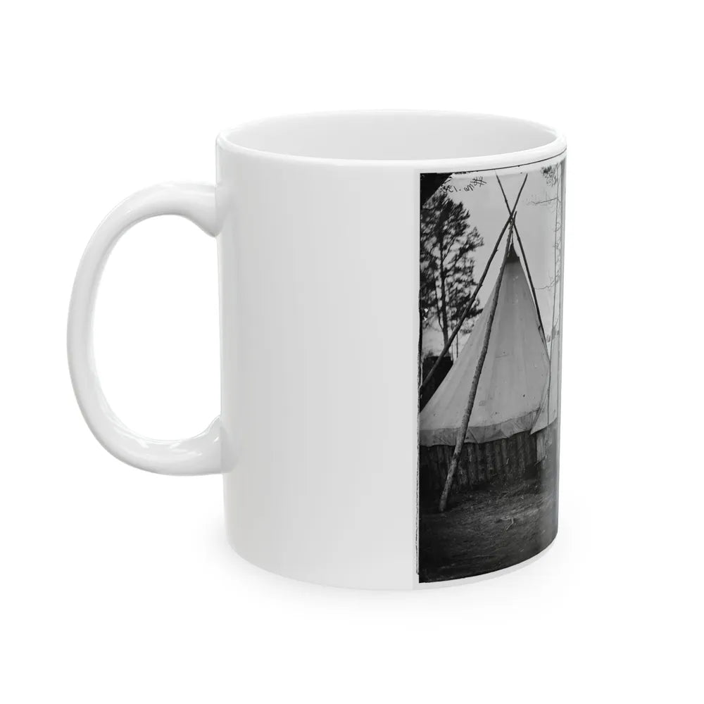 Brandy Station, Va. Provost Marshal Clerks At Army Of The Potomac Headquarters (U.S. Civil War) White Coffee Mug-Go Mug Yourself