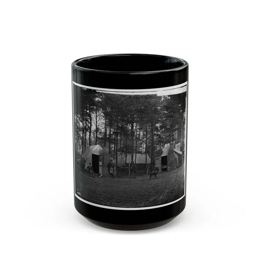 Brandy Station, Va. Quarters Of Capt. Harry Clinton, Quartermaster, Provost Guard (U.S. Civil War) Black Coffee Mug-15oz-Go Mug Yourself