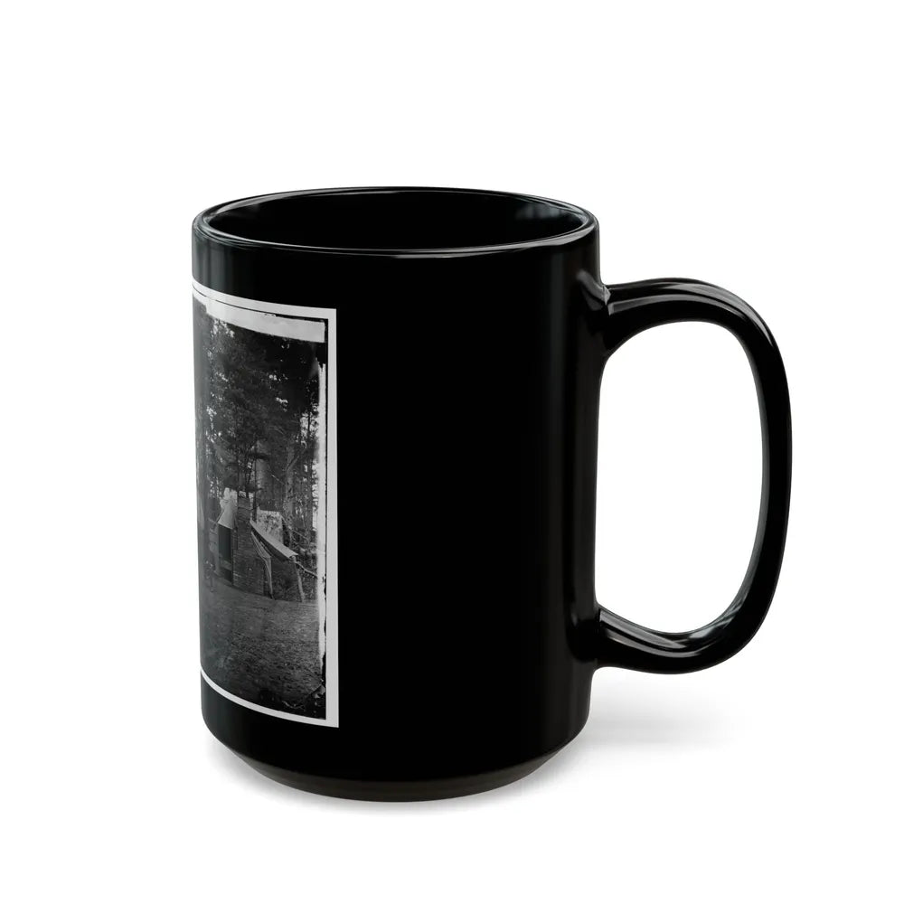 Brandy Station, Va. Quarters Of Capt. Harry Clinton, Quartermaster, Provost Guard (U.S. Civil War) Black Coffee Mug-Go Mug Yourself