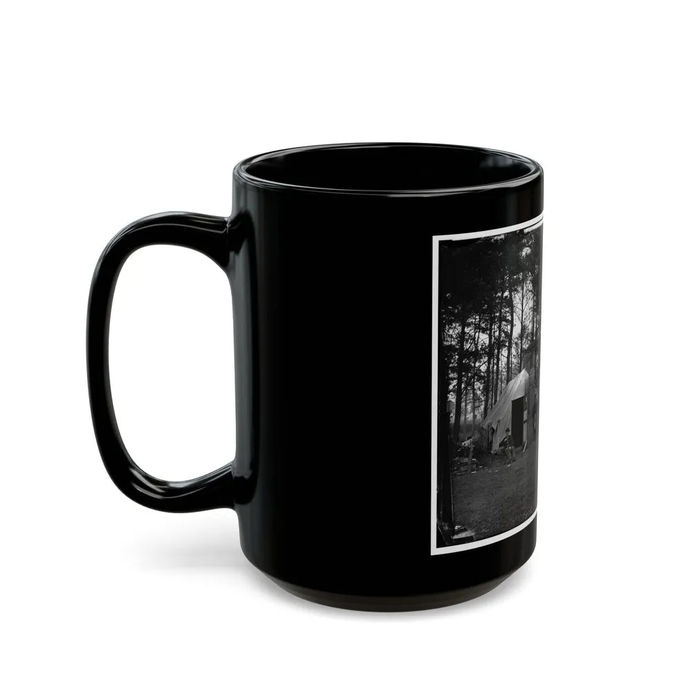 Brandy Station, Va. Quarters Of Capt. Harry Clinton, Quartermaster, Provost Guard (U.S. Civil War) Black Coffee Mug-Go Mug Yourself