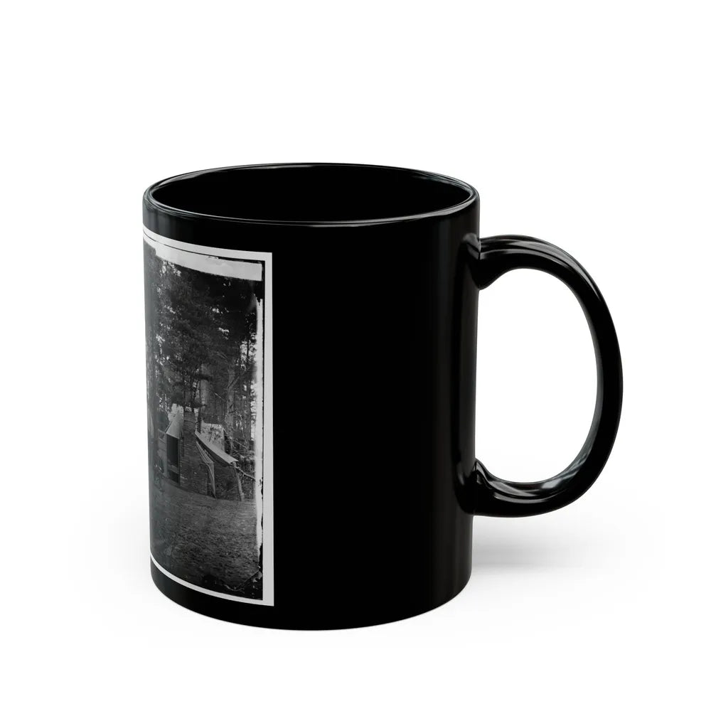 Brandy Station, Va. Quarters Of Capt. Harry Clinton, Quartermaster, Provost Guard (U.S. Civil War) Black Coffee Mug-Go Mug Yourself