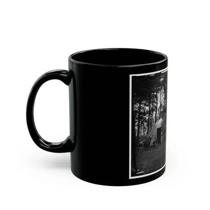 Brandy Station, Va. Quarters Of Capt. Harry Clinton, Quartermaster, Provost Guard (U.S. Civil War) Black Coffee Mug-Go Mug Yourself