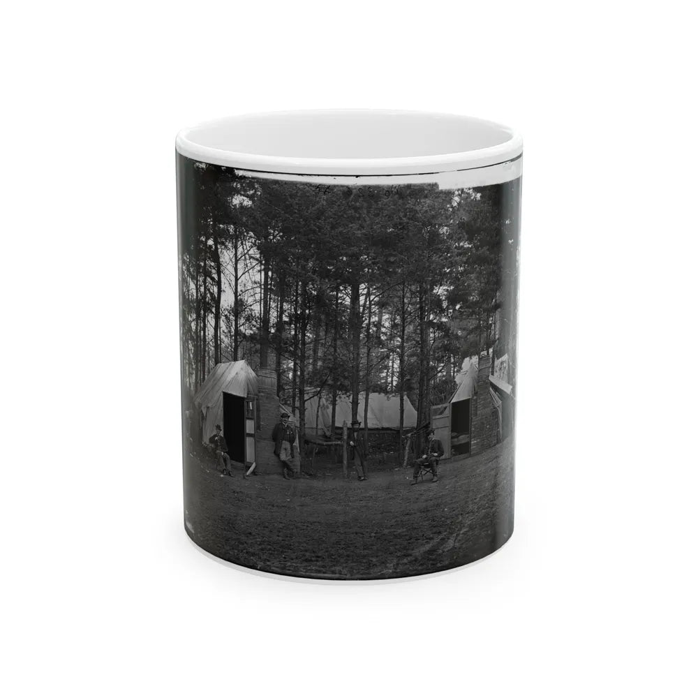 Brandy Station, Va. Quarters Of Capt. Harry Clinton, Quartermaster, Provost Guard (U.S. Civil War) White Coffee Mug-11oz-Go Mug Yourself