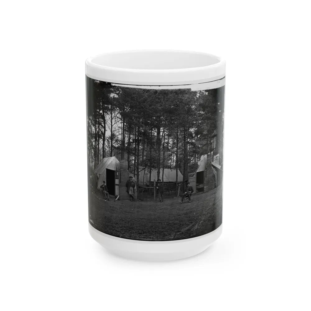 Brandy Station, Va. Quarters Of Capt. Harry Clinton, Quartermaster, Provost Guard (U.S. Civil War) White Coffee Mug-15oz-Go Mug Yourself