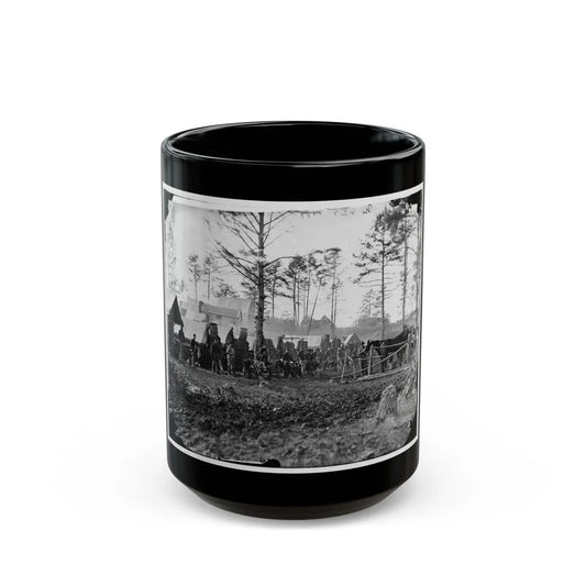Brandy Station, Va., Vicinity. Camp Of 18th Pennsylvania Cavalry, 3d Division, Cavalry Corps (U.S. Civil War) Black Coffee Mug-15oz-Go Mug Yourself