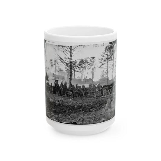 Brandy Station, Va., Vicinity. Camp Of 18th Pennsylvania Cavalry, 3d Division, Cavalry Corps (U.S. Civil War) White Coffee Mug-15oz-Go Mug Yourself