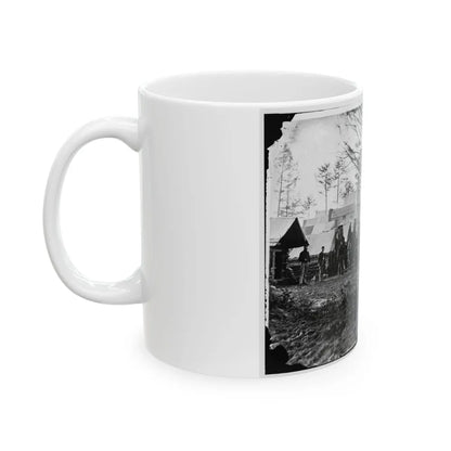 Brandy Station, Va., Vicinity. Camp Of 18th Pennsylvania Cavalry, 3d Division, Cavalry Corps (U.S. Civil War) White Coffee Mug-Go Mug Yourself