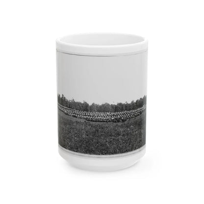 Brandy Station, Va., Vicinity. Large Wagon Park (U.S. Civil War) White Coffee Mug-15oz-Go Mug Yourself