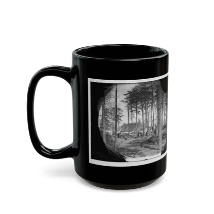 Brandy Station, Va. Winter Quarters Of Telegraphers And Photographers, Army Of The Potomac Headquarters (U.S. Civil War) Black Coffee Mug-Go Mug Yourself