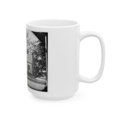 Brandy Station, Virginia . Officers' Quarters (U.S. Civil War) White Coffee Mug-Go Mug Yourself