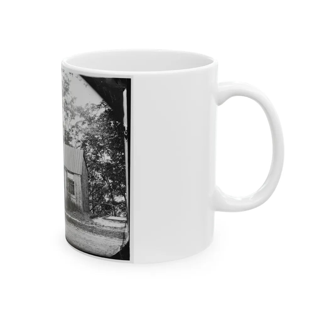 Brandy Station, Virginia . Officers' Quarters (U.S. Civil War) White Coffee Mug-Go Mug Yourself