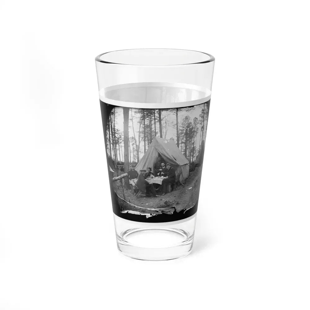 Brandy Station, Virginia. A Breakfast Party At Headquarters. Army Of The Potomac (U.S. Civil War) Pint Glass 16oz - Go Mug Yourself