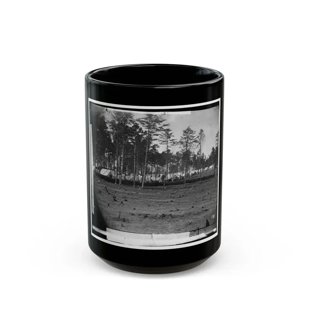 Brandy Station, Virginia. Army Of The Potomac. Eastern Half Of The Camp (U.S. Civil War) Black Coffee Mug 15oz - Go Mug Yourself