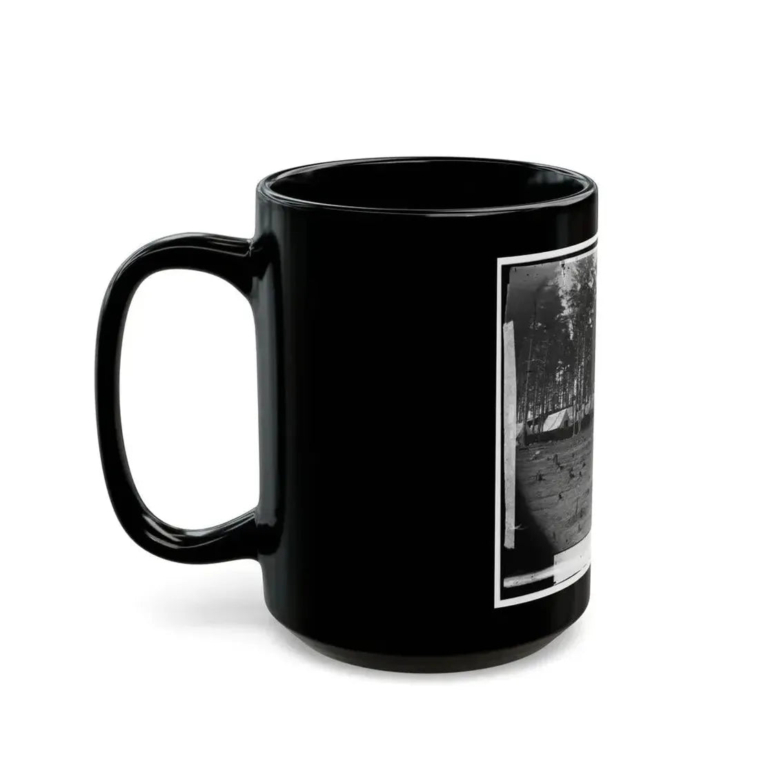 Brandy Station, Virginia. Army Of The Potomac. Eastern Half Of The Camp (U.S. Civil War) Black Coffee Mug - Go Mug Yourself