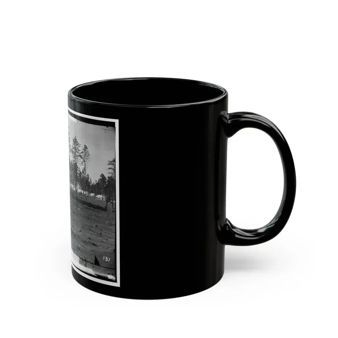 Brandy Station, Virginia. Army Of The Potomac. Eastern Half Of The Camp (U.S. Civil War) Black Coffee Mug - Go Mug Yourself