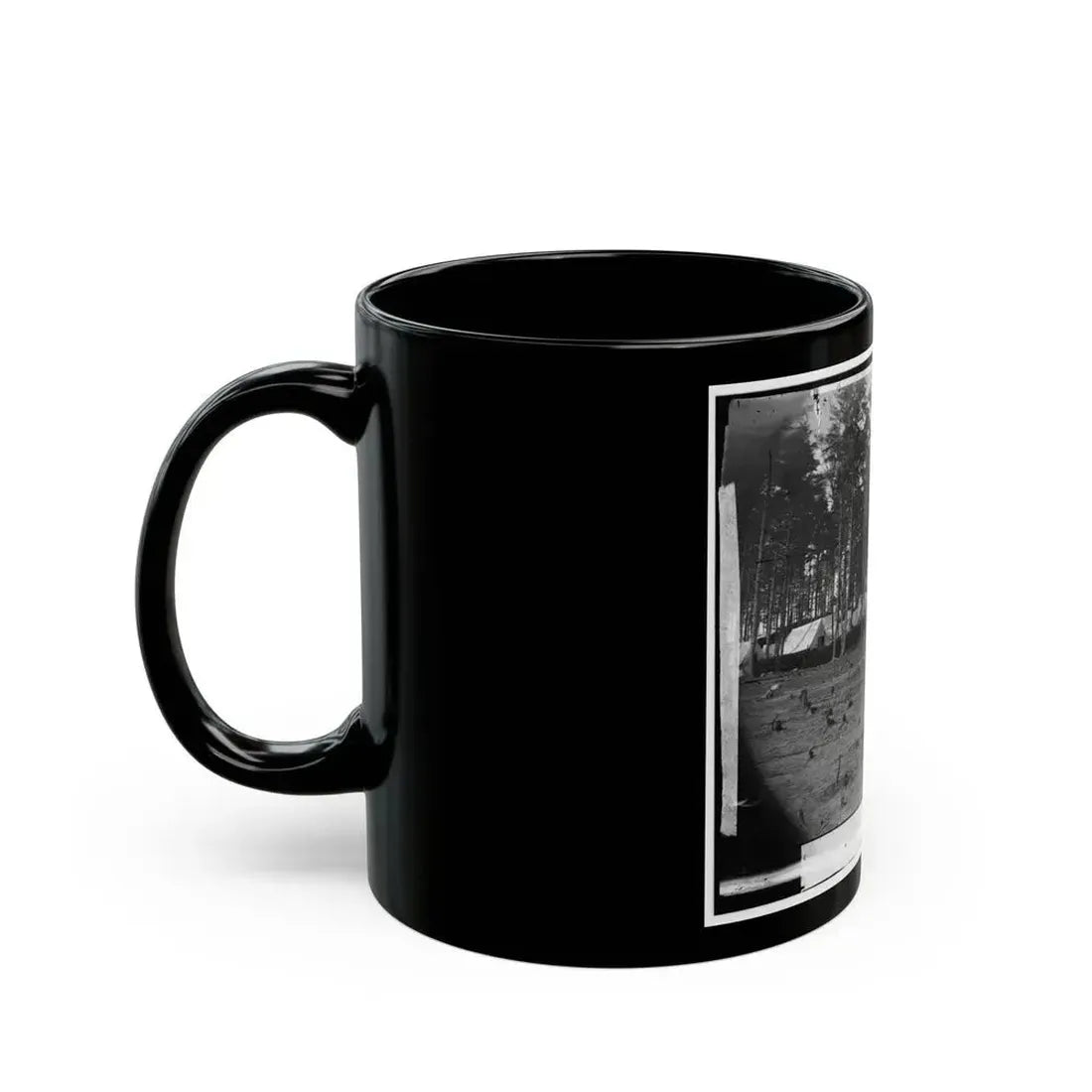 Brandy Station, Virginia. Army Of The Potomac. Eastern Half Of The Camp (U.S. Civil War) Black Coffee Mug - Go Mug Yourself