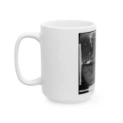 Brandy Station, Virginia. Army Of The Potomac. Eastern Half Of The Camp (U.S. Civil War) White Coffee Mug - Go Mug Yourself
