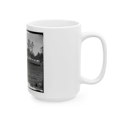 Brandy Station, Virginia. Army Of The Potomac. Eastern Half Of The Camp (U.S. Civil War) White Coffee Mug - Go Mug Yourself
