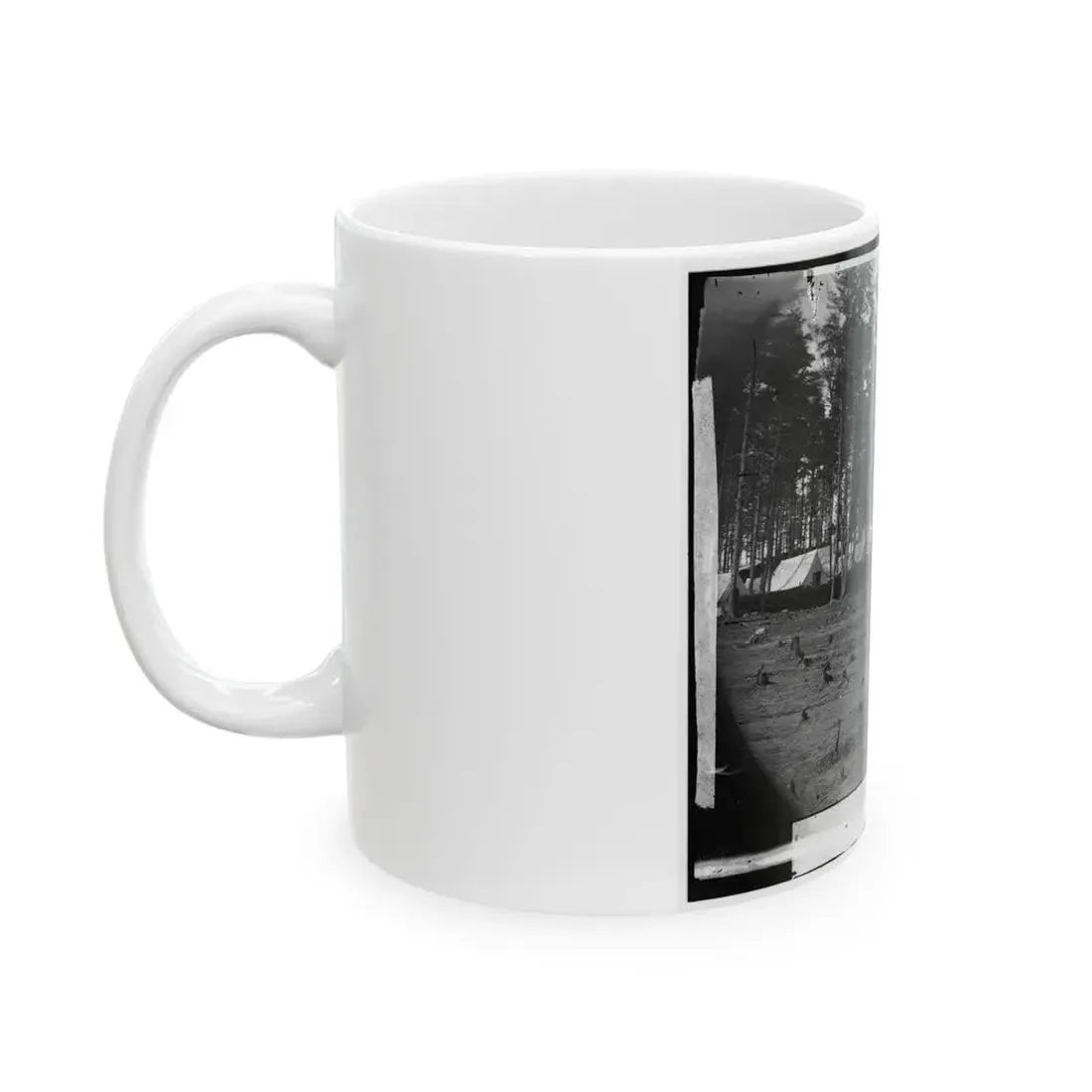 Brandy Station, Virginia. Army Of The Potomac. Eastern Half Of The Camp (U.S. Civil War) White Coffee Mug - Go Mug Yourself